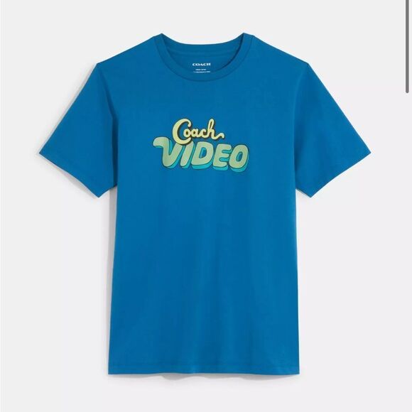 NWT Coach Video‎ T Shirt size XS - Picture 1 of 8